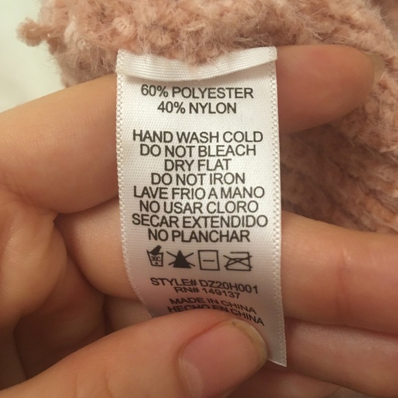 Pink Double Zero crop knit sweater - Picture 3 of 4